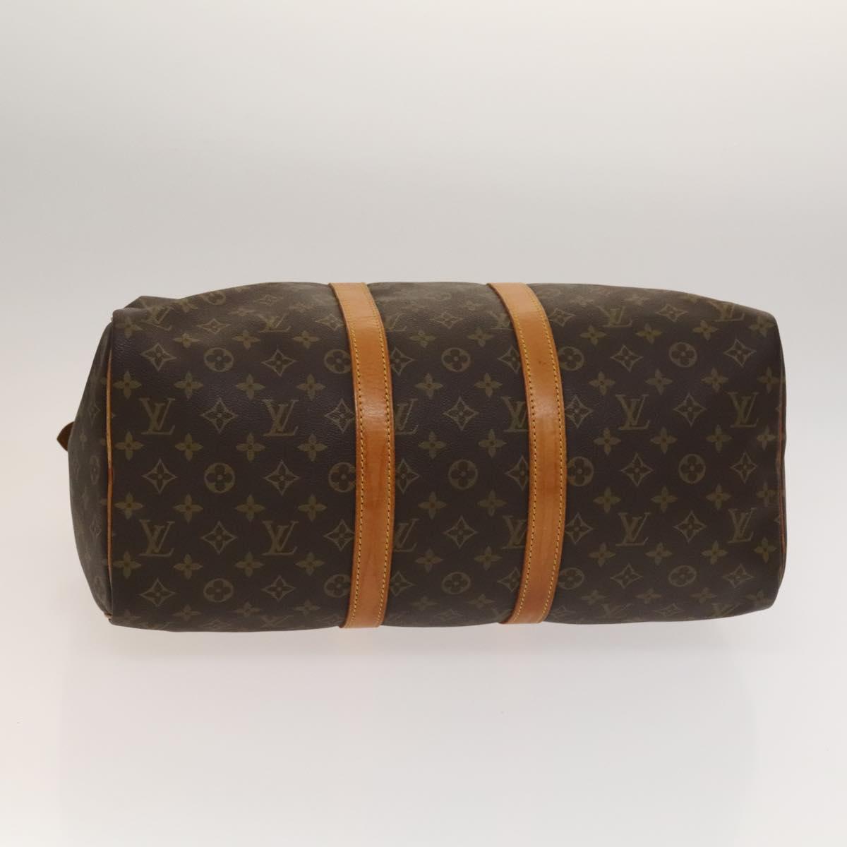 Louis Vuitton Keepall 45, Brown, Canvas, travel