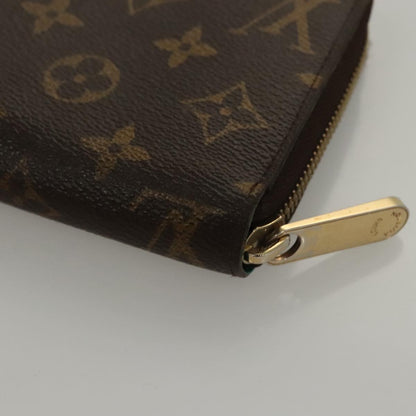 Louis Vuitton Zippy wallet monogram, Brown, Canvas, Clutch