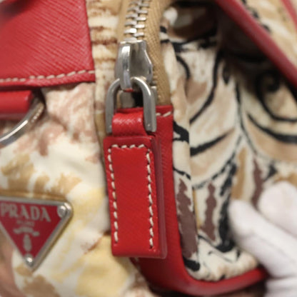 Prada, Red, NYLON, shoulder