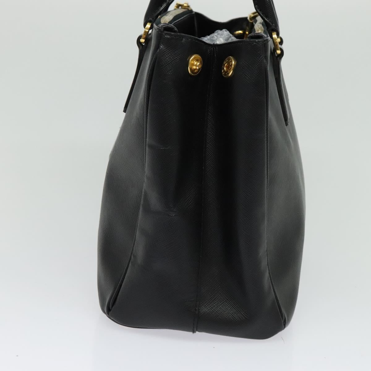 Prada Galleria, Black, Leather, handbag