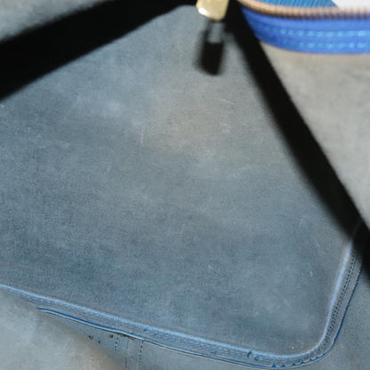 Louis Vuitton Keepall 55, Navy, Leather, travel