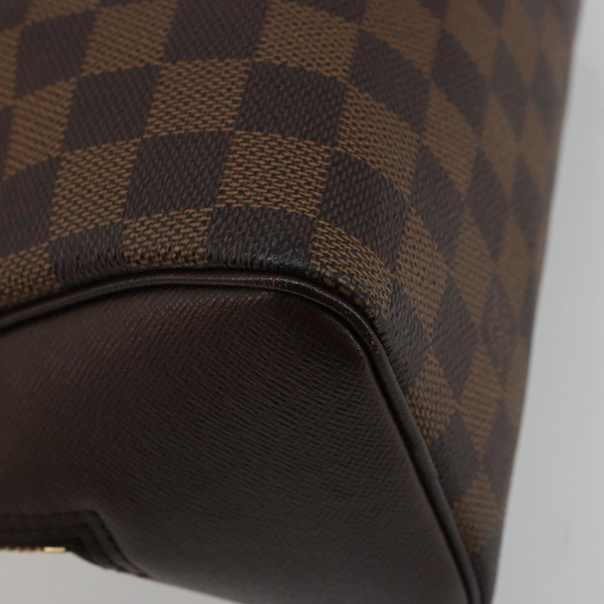 Louis Vuitton Triana Damier, Brown, Canvas, Handbag
