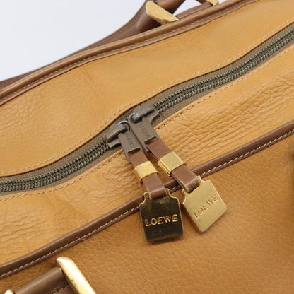Loewe Amazona Leather, Beige, Leather, Handbag