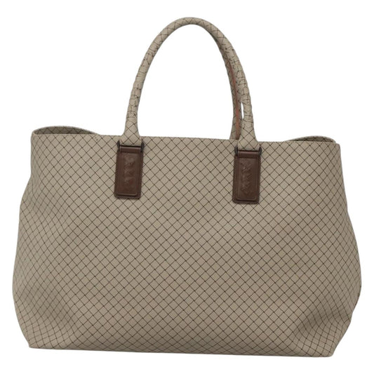 Bottega Veneta Marco polo, Grey, Canvas, tote