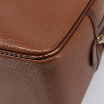 Burberry Vintage Boston Leather, Brown, Leather, Handbag