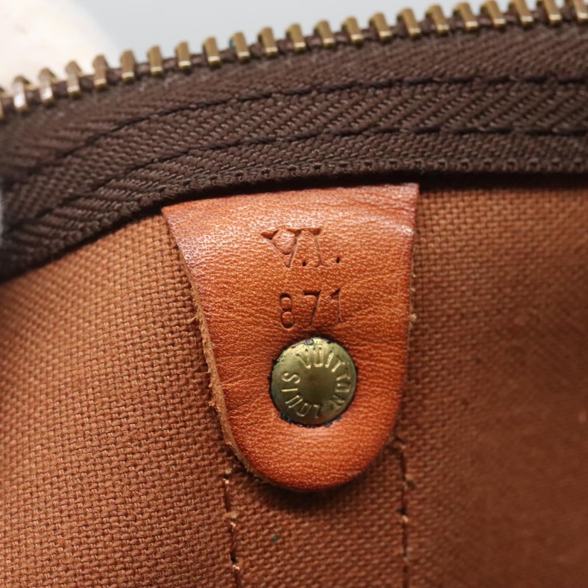 Louis Vuitton Keepall 50, Brown, Canvas, travel