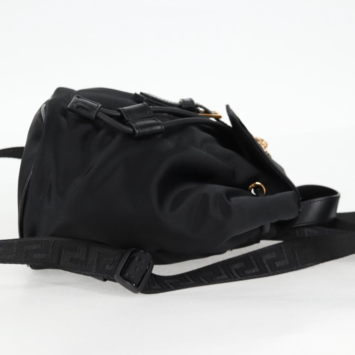 Versace Medusa, Black, NYLON, backpack