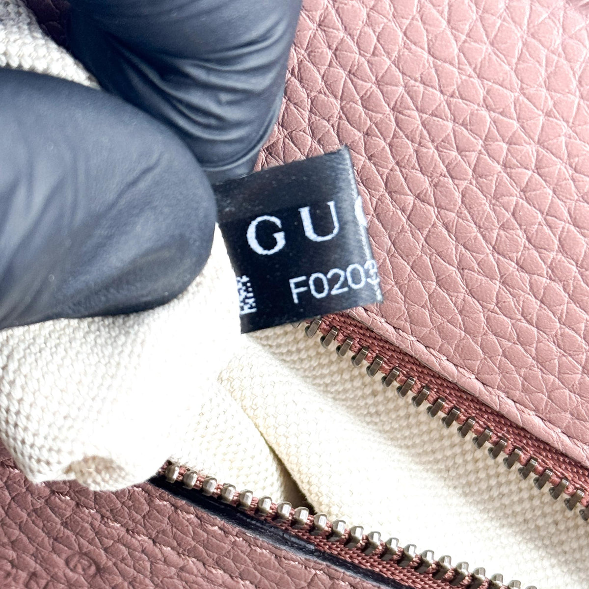 Gucci GG Marmont Top Handle Leather, Pink, Leather, Handbag
