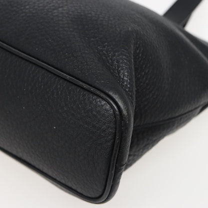 Burberry, Black, Leather, handbag