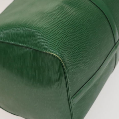 Louis Vuitton Keepall 50, Green, Leather, travel
