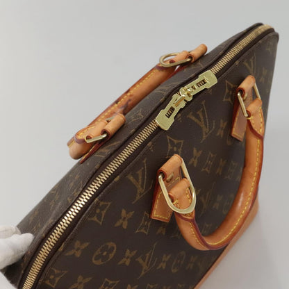 Louis Vuitton Alma, Brown, Canvas, handbag
