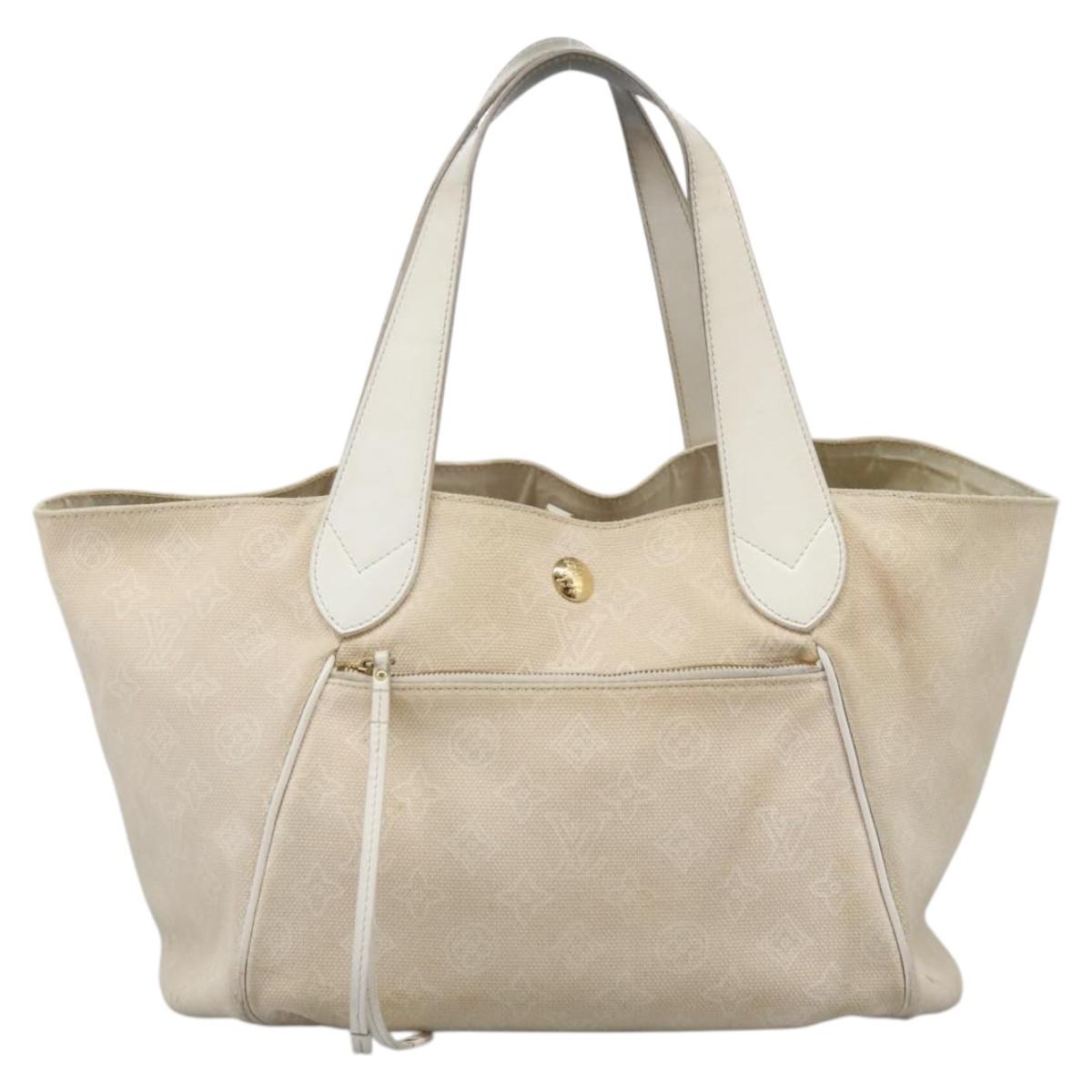Louis Vuitton Ipanema, Beige, Canvas, tote
