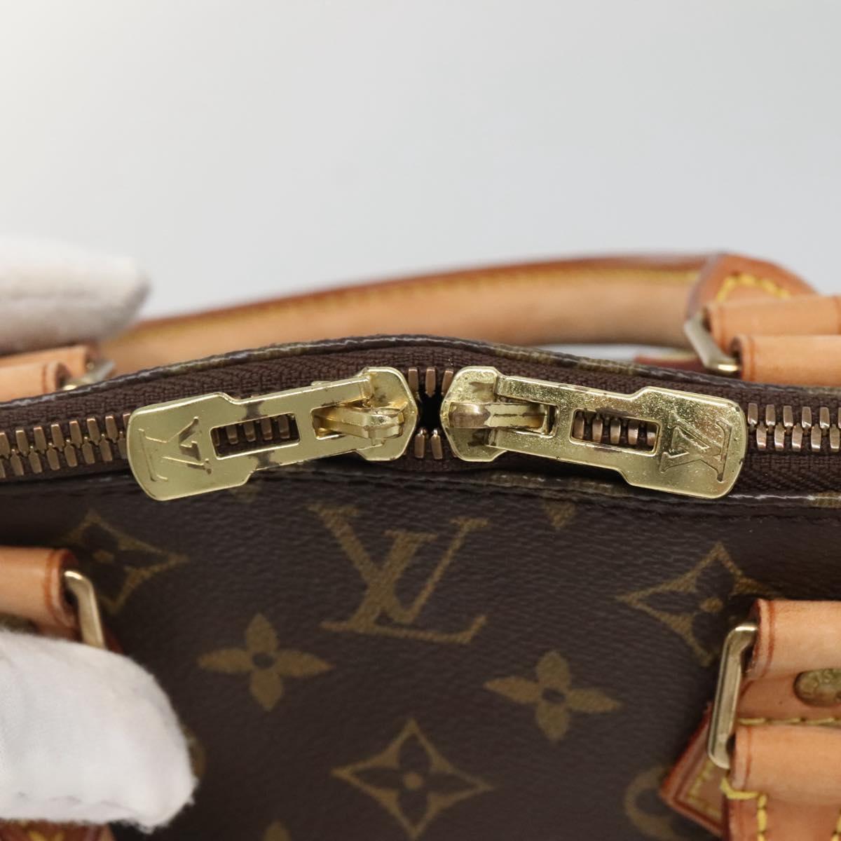 Louis Vuitton Alma, Brown, Canvas, handbag