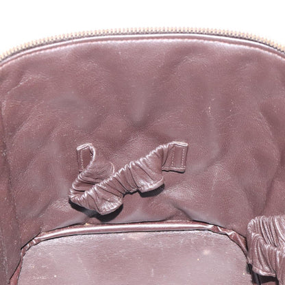 Chanel Vanity, Brown, Leather, clutch
