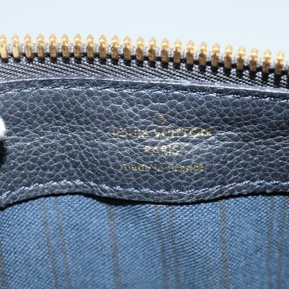 Louis Vuitton Petillante, Black, Leather, clutch