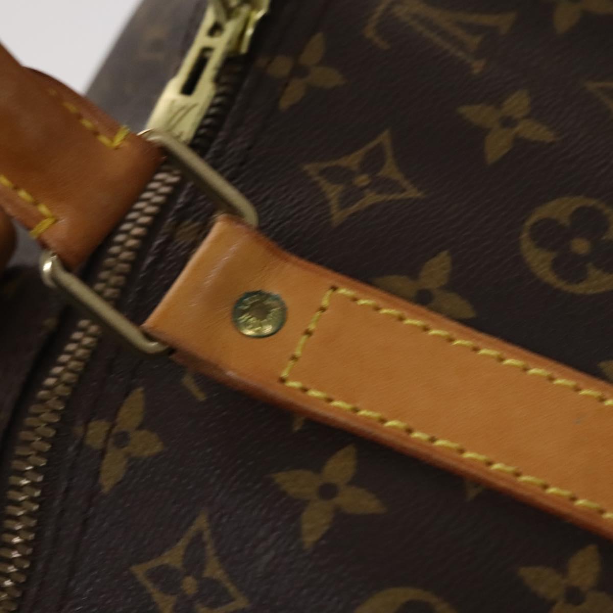 Louis Vuitton Keepall 60, Brown, Canvas, travel