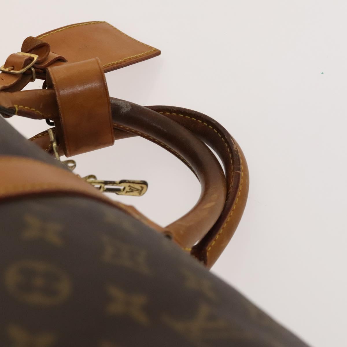 Louis Vuitton Keepall 55, Brown, Canvas, travel