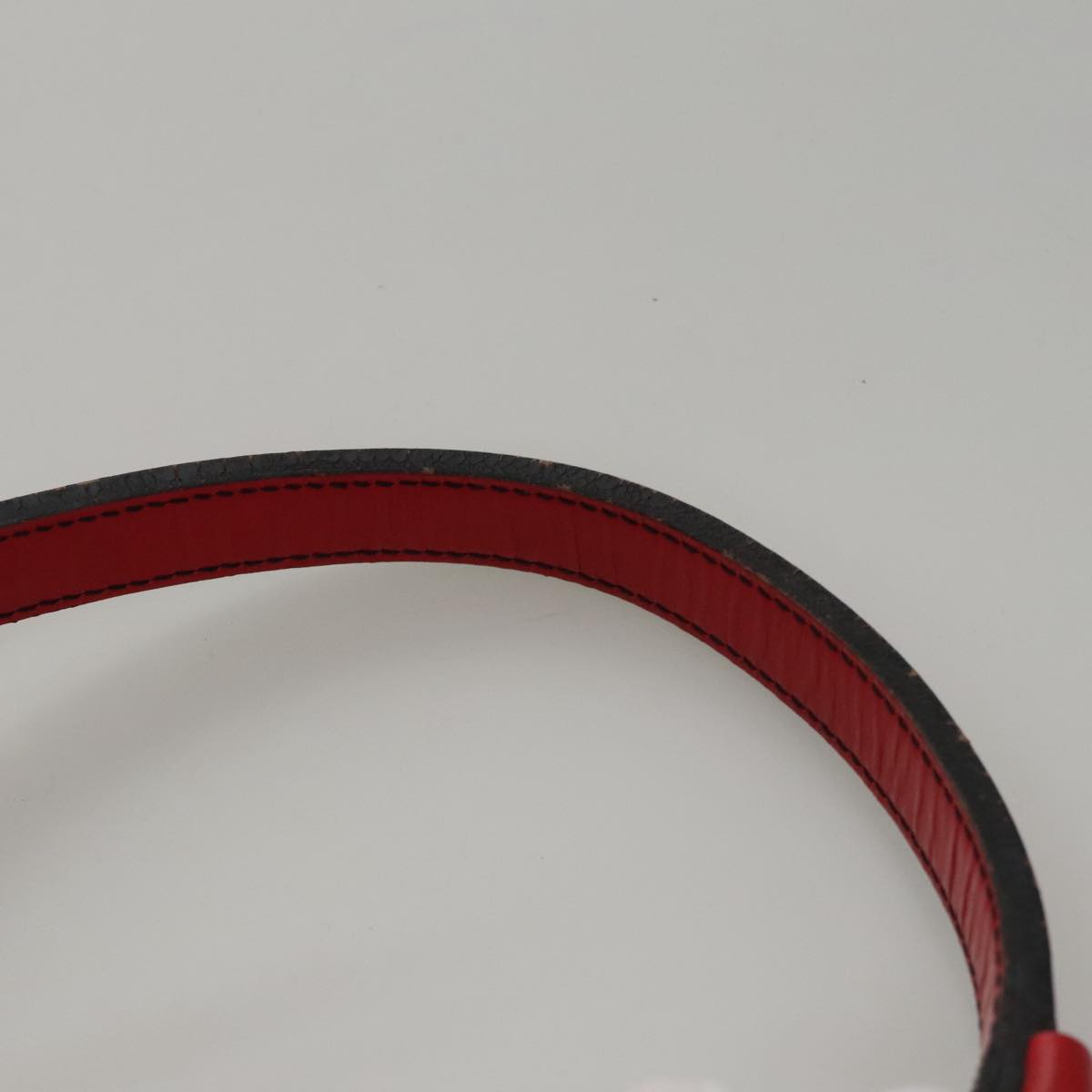 Louis Vuitton Noe, Red, Leather, shoulder