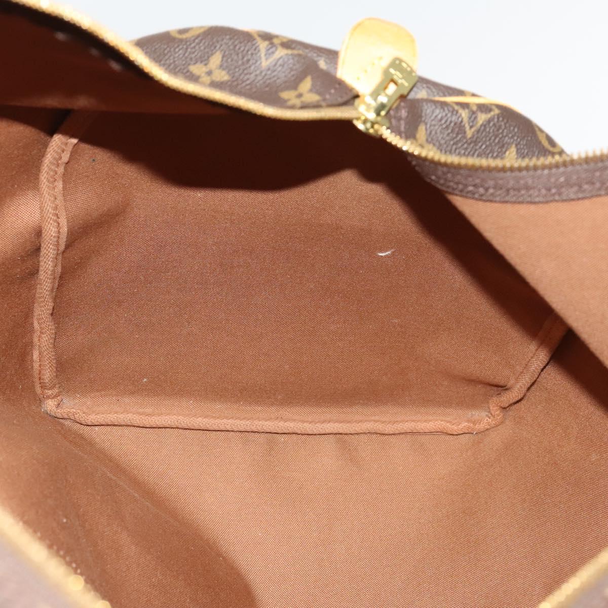 Louis Vuitton Keepall 55, Brown, Canvas, travel