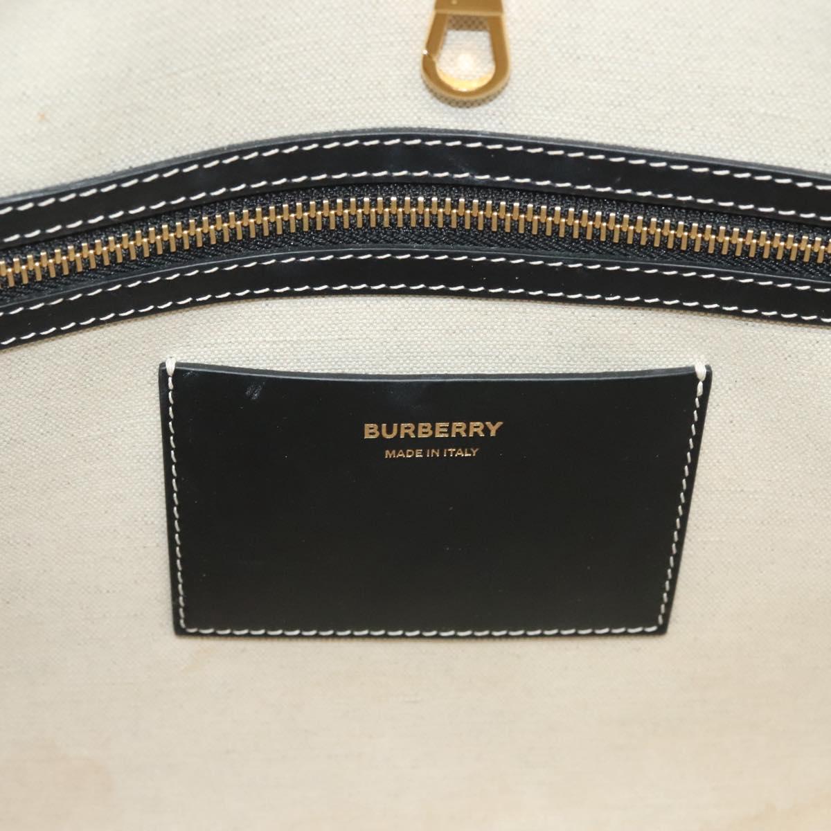 Burberry TB, Black, Leather, tote