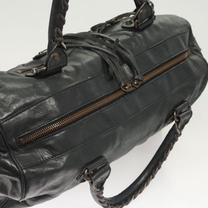 Balenciaga City, Black, Leather, handbag