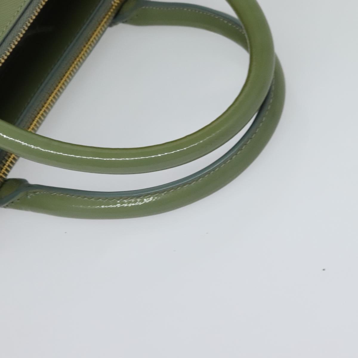 Prada Galleria, Green, Leather, handbag