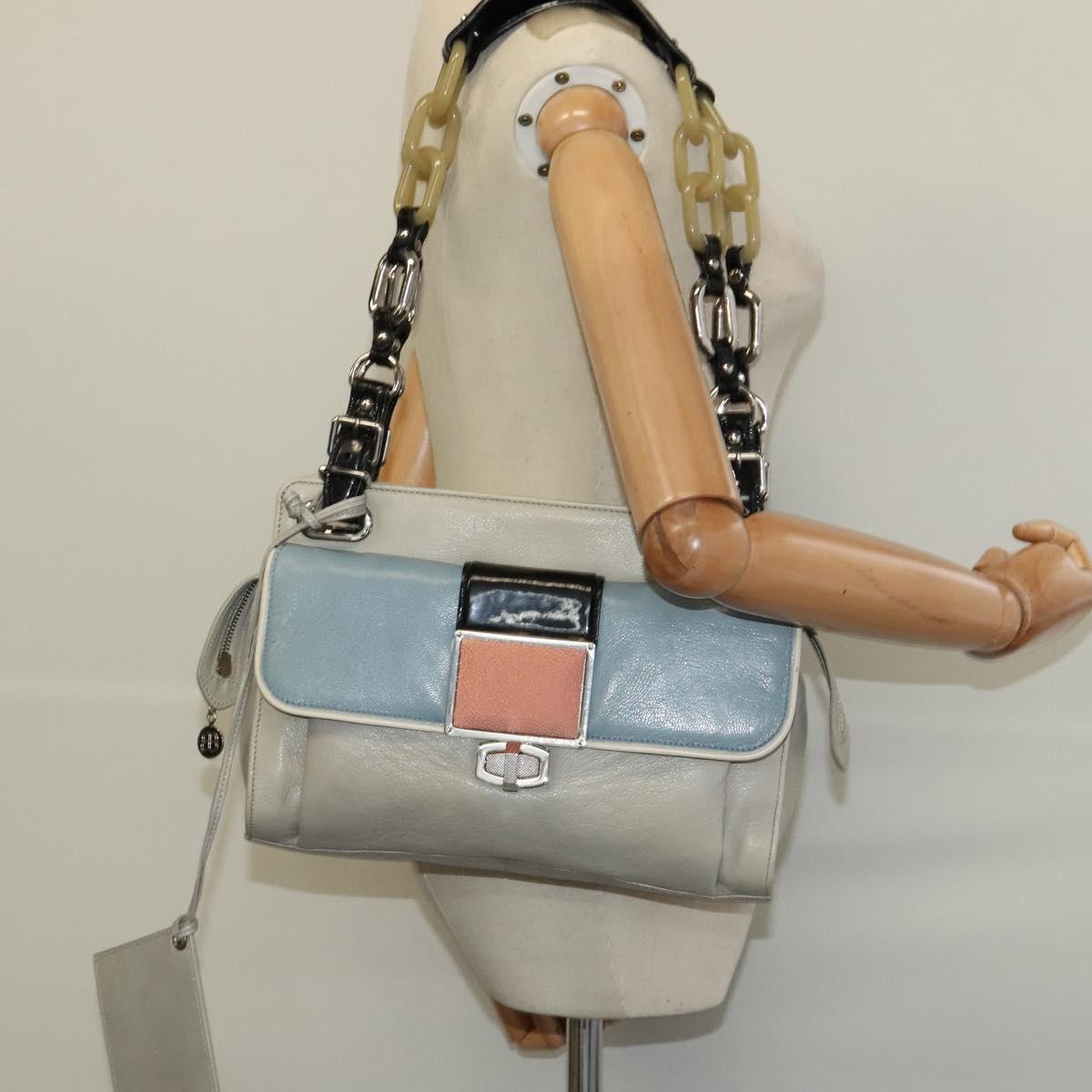 Balenciaga, Grey, Leather, shoulder