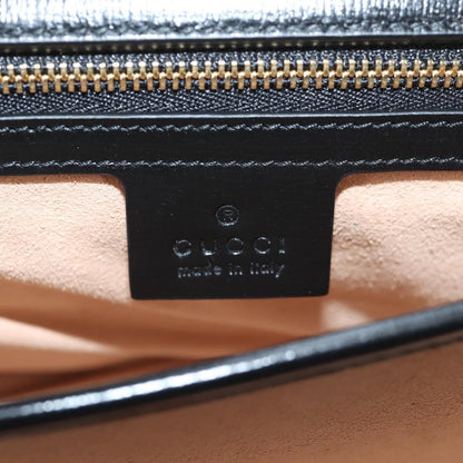 Gucci Marina, Black, Leather, shoulder