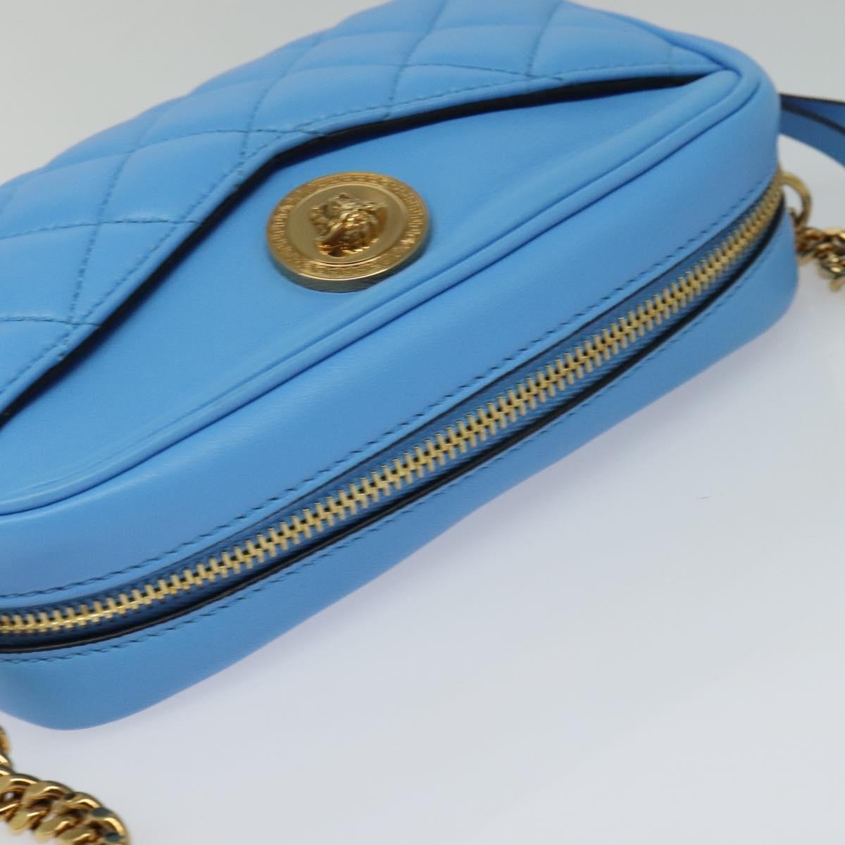 Versace Medusa, Blue, Leather, shoulder