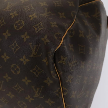 Louis Vuitton Keepall 55, Brown, Canvas, travel
