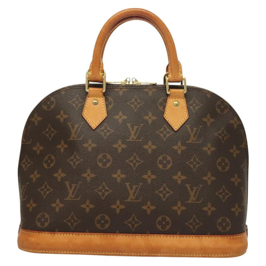 Louis Vuitton Alma, Brown, Canvas, handbag