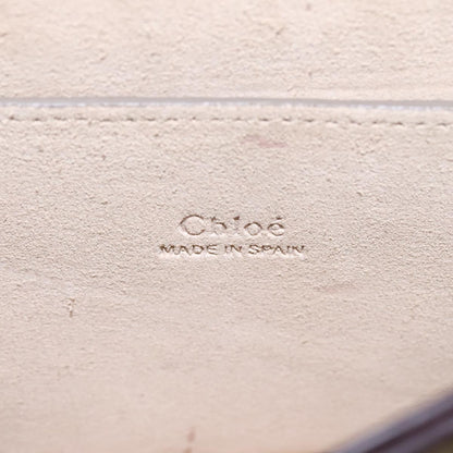 Chloe Faye Crossbody Leather and Suede, Red, Suede, Crossbody Bag