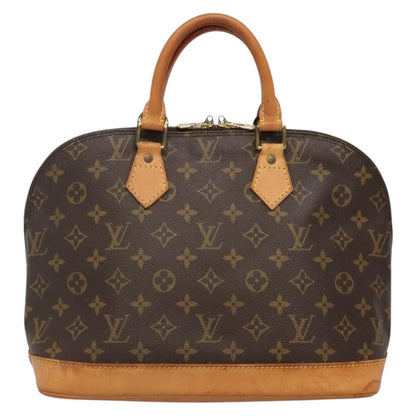 Louis Vuitton Alma, Brown, Canvas, handbag