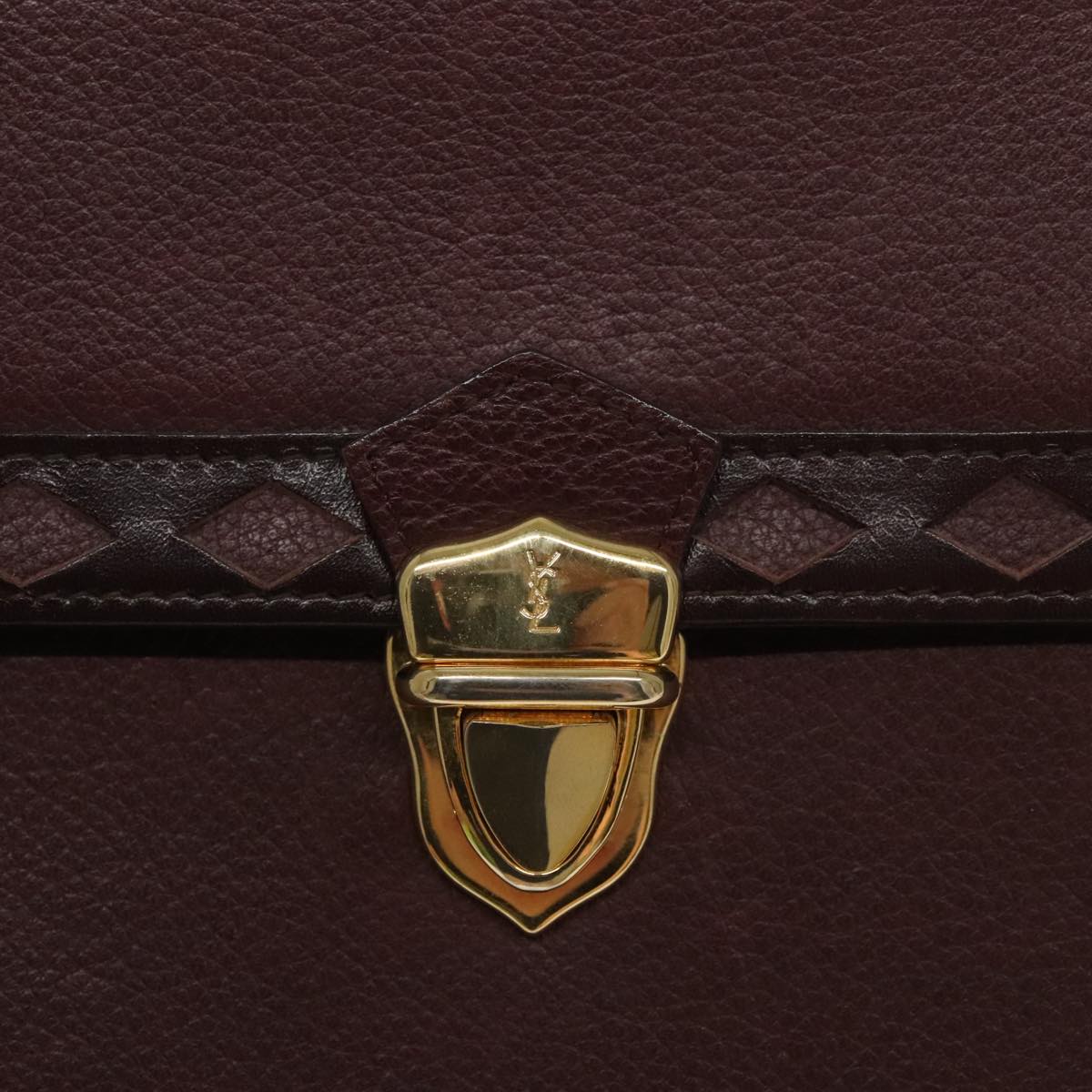 Saint Laurent, Burgundy, Leather, handbag