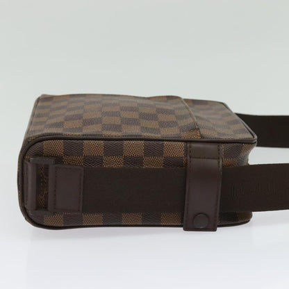 Louis Vuitton Olav, Brown, Canvas, shoulder