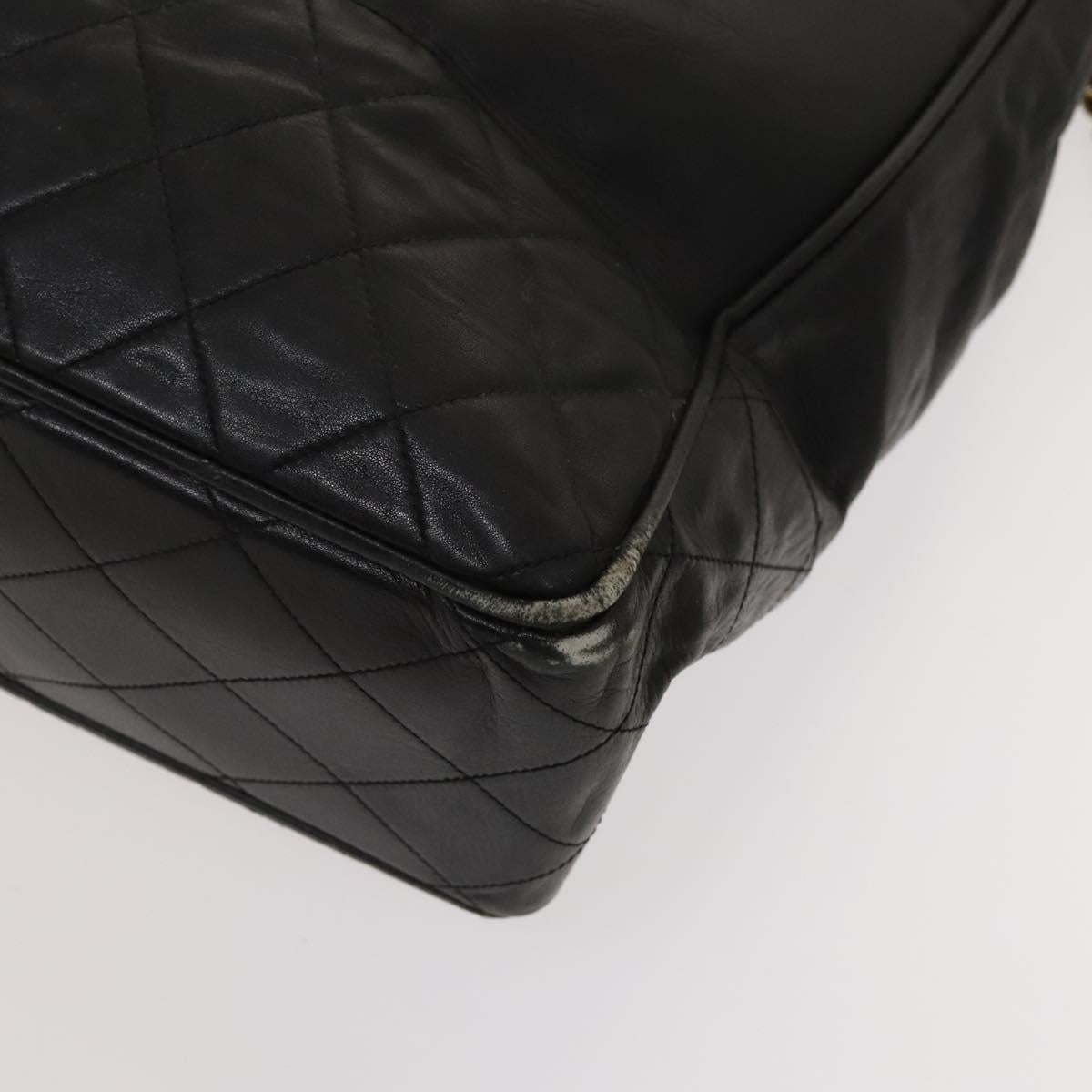 Chanel Quilted, Black, Leather, shoulder