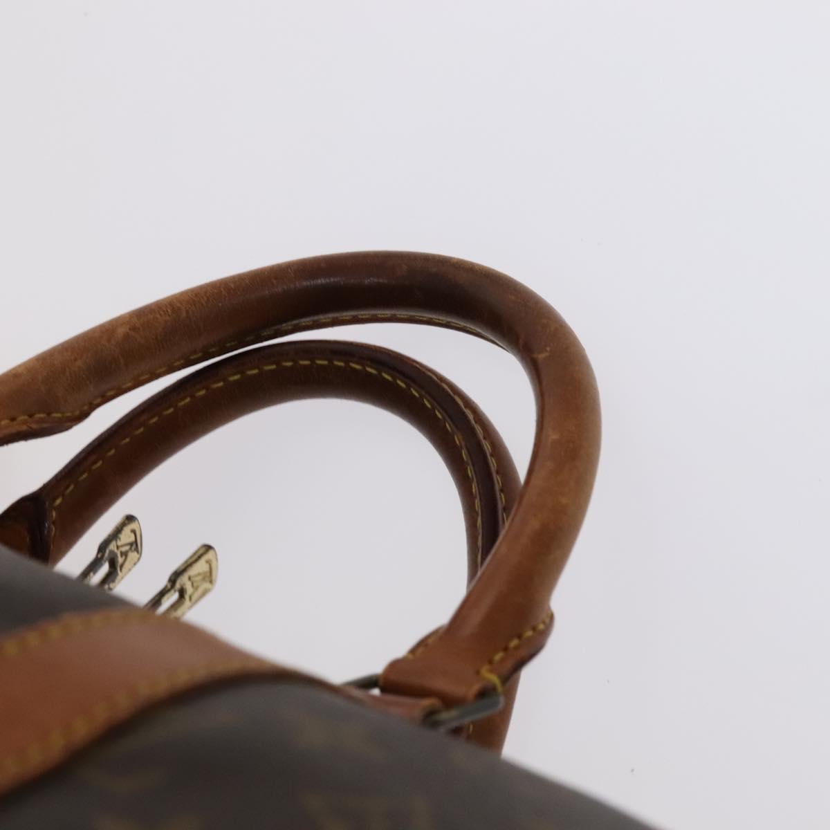 Louis Vuitton Keepall 55, Brown, Canvas, travel