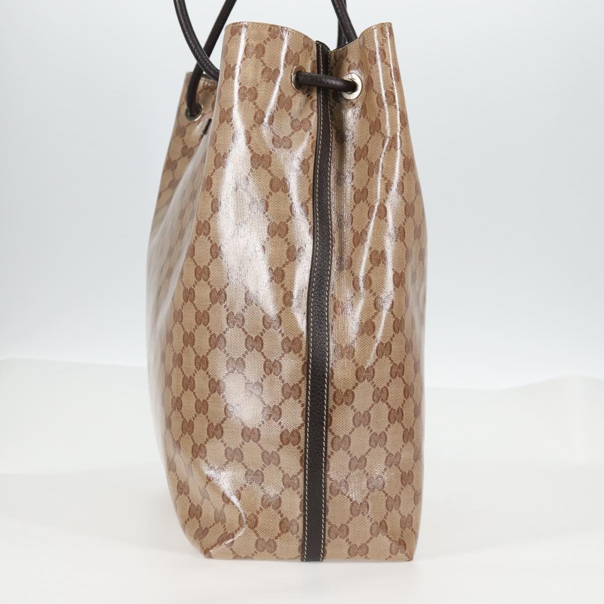 Gucci GG crystal, Beige, Canvas, tote
