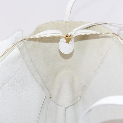 Céline -, White, Leather, shoulder