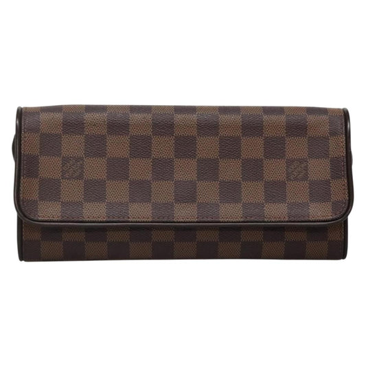 Louis Vuitton Twin, Brown, Canvas, shoulder