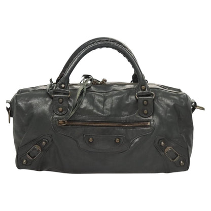 Balenciaga City, Black, Leather, handbag