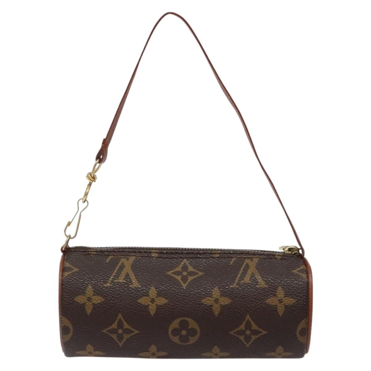 Louis Vuitton Papillon Pochette Monogram Canvas, BROWN, CANVAS, Handbag