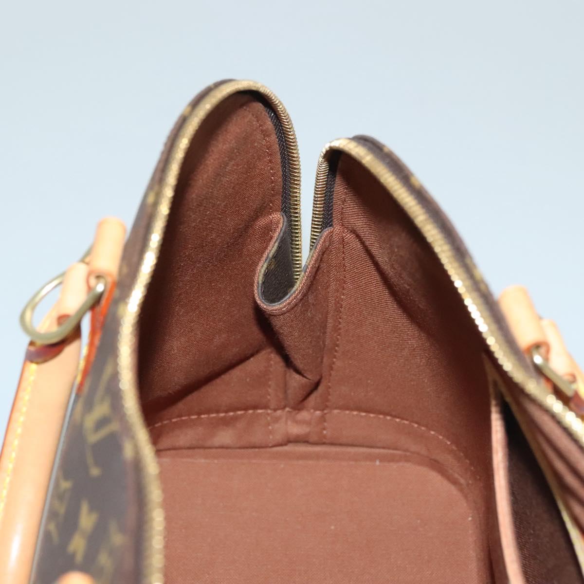 Louis Vuitton Alma, Brown, Canvas, handbag