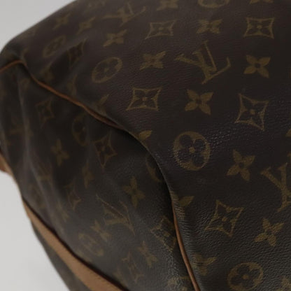 Louis Vuitton Keepall Bandoulière 60, Brown, Canvas, travel