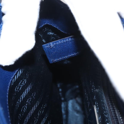 Prada Cleo, Navy, Leather, clutch