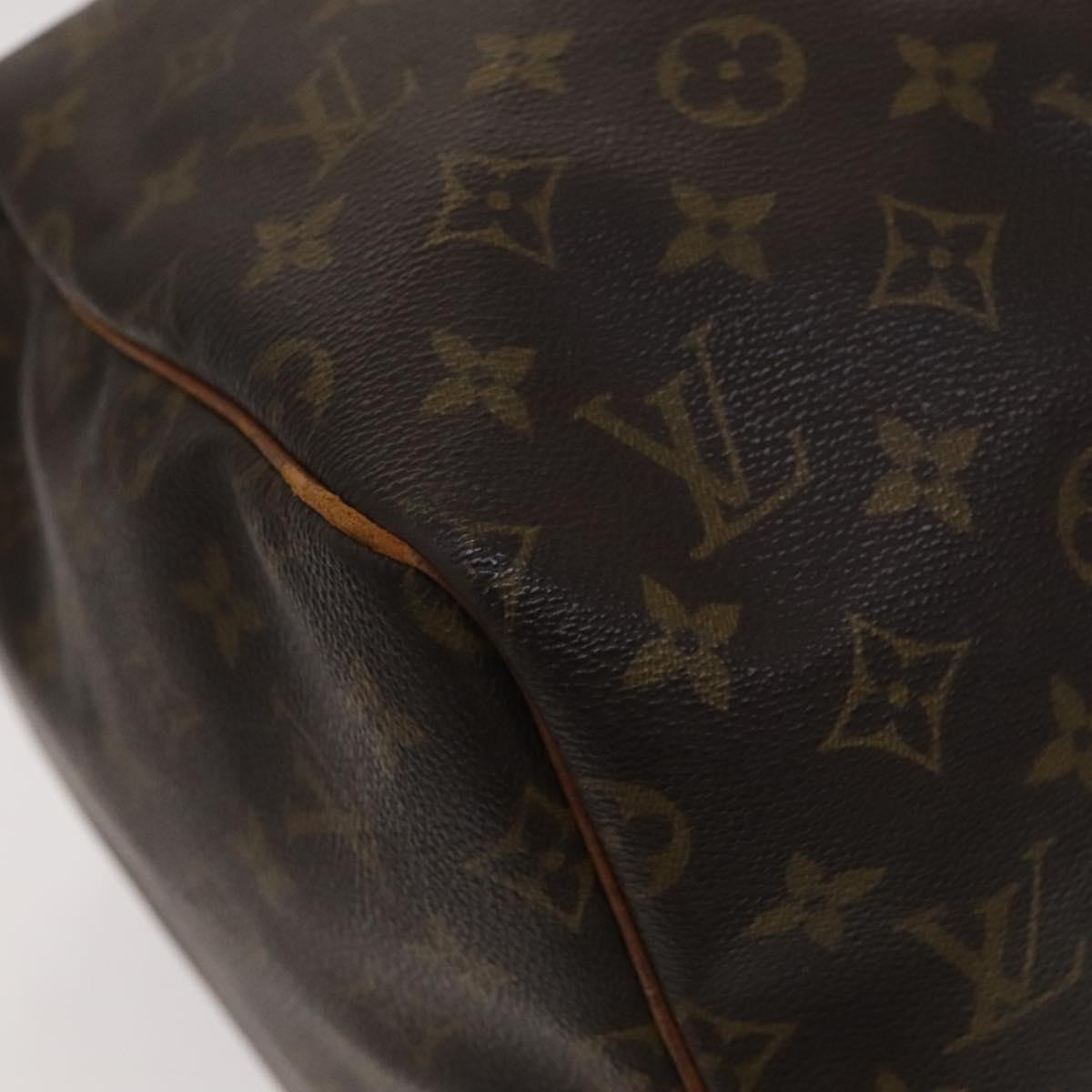 Louis Vuitton Keepall 55, Brown, Canvas, travel