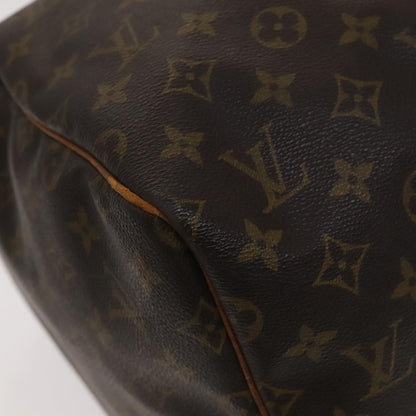 Louis Vuitton Keepall 55, Brown, Canvas, travel