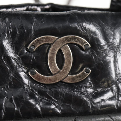 Chanel Cabas, Khaki, Leather, handbag
