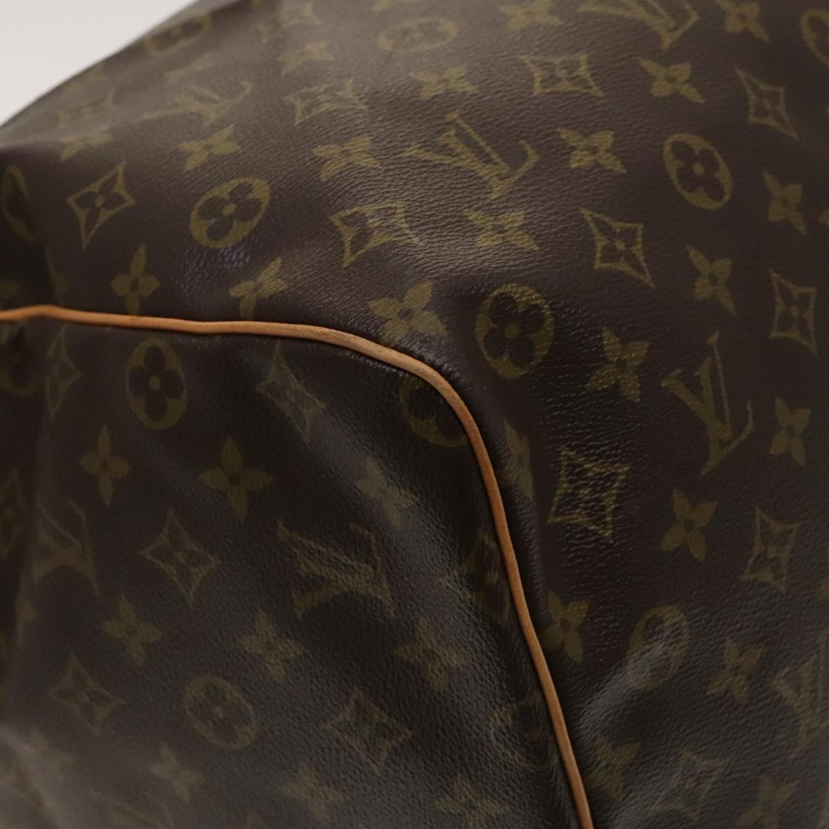 Louis Vuitton Keepall 60, Brown, Canvas, travel