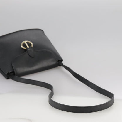 Dior Honeycomb, Black, Leather, shoulder